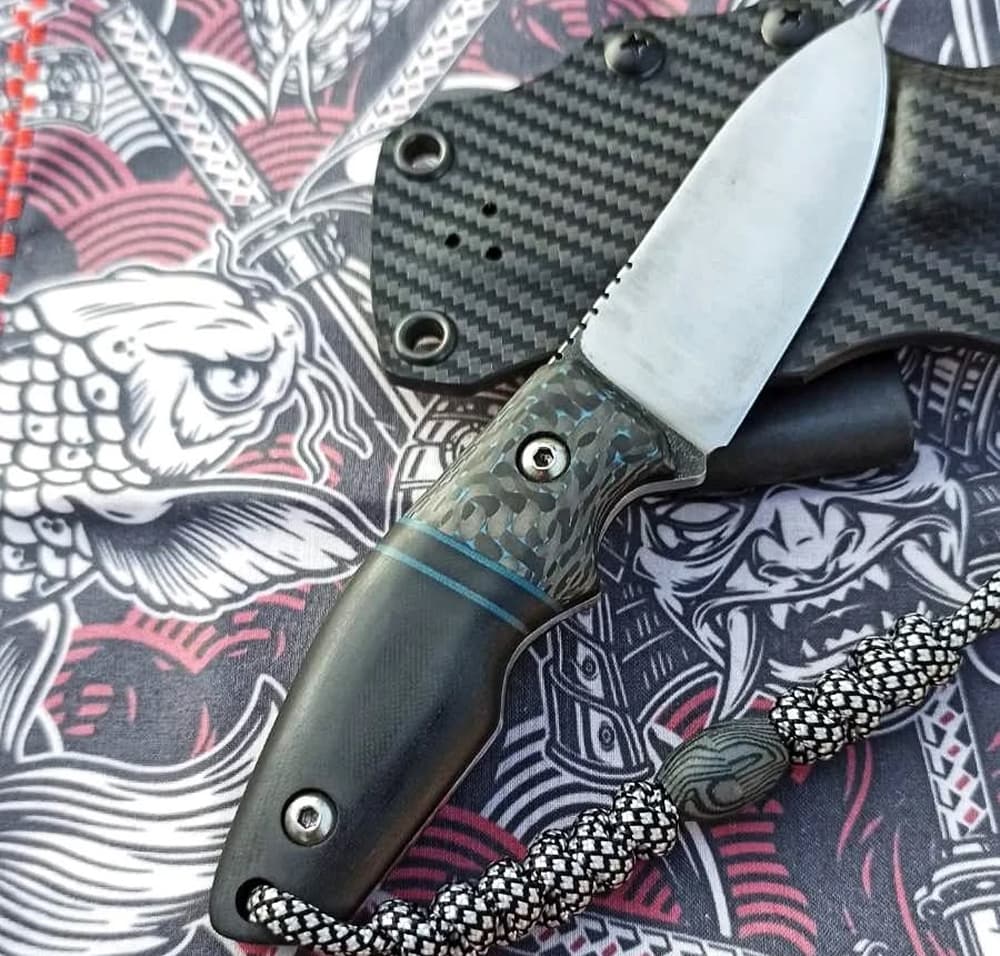 The Beetle by Chinush Knives – Compact EDC Knife The Beetle compact handcrafted knife by Chinush Knives with Micarta handle, premium steel blade, and Kydex sheath – rugged everyday carry.