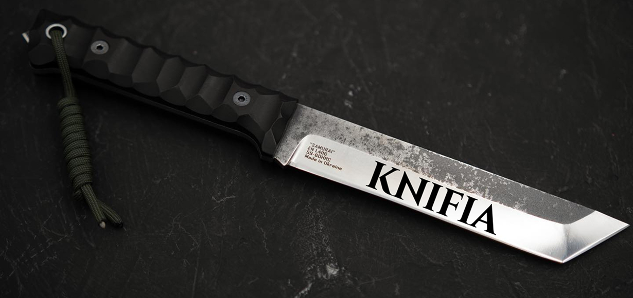 Custom knives handmade by Ukrainian craftsmen from high-quality steel.