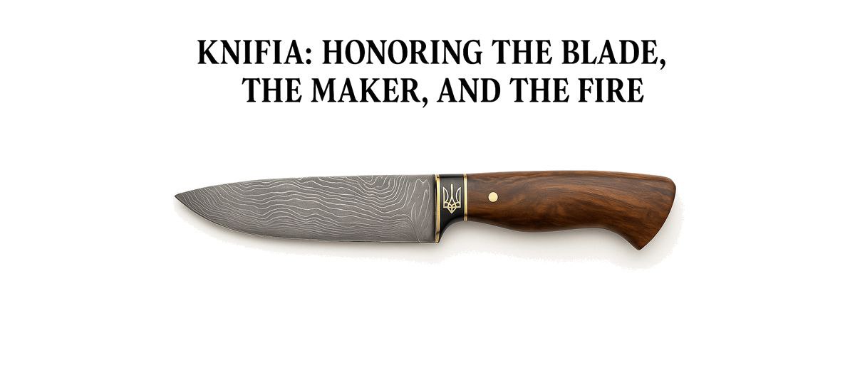 Custom knives handmade by Ukrainian craftsmen from high-quality steel.