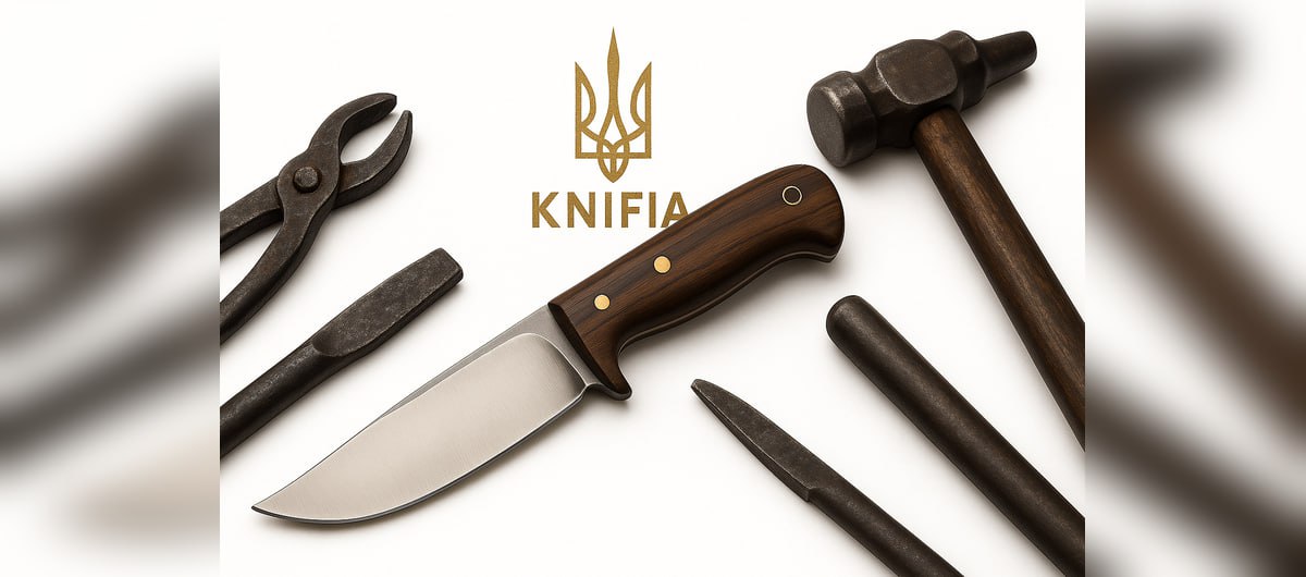 Custom knives handmade by Ukrainian craftsmen from high-quality steel.