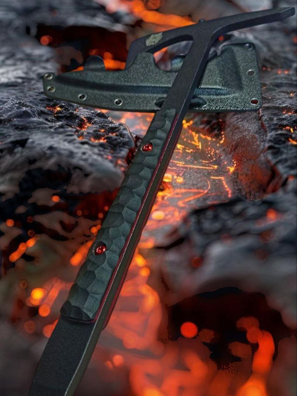 Handcrafted by Ukrainian craftsmen, this Skull Crusher Tactical Tomahawk is made of high-quality steel, skull crusher