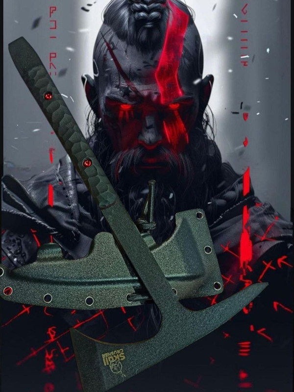 Handcrafted by Ukrainian craftsmen, this Skull Crusher Tactical Tomahawk is made of high-quality steel, skull crusher