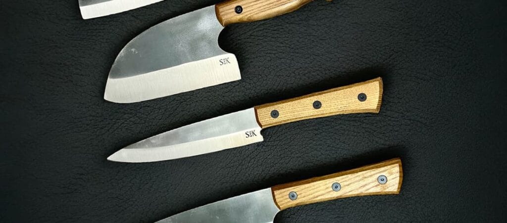 SavaKnife — Ukrainian bladesmith Maksym Sava forging handcrafted knives in his workshop