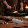 $100 handmade knife showing compromises in craftsmanship and finish