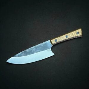 SavaKnife — Ukrainian bladesmith Maksym Sava forging handcrafted knives in his workshop