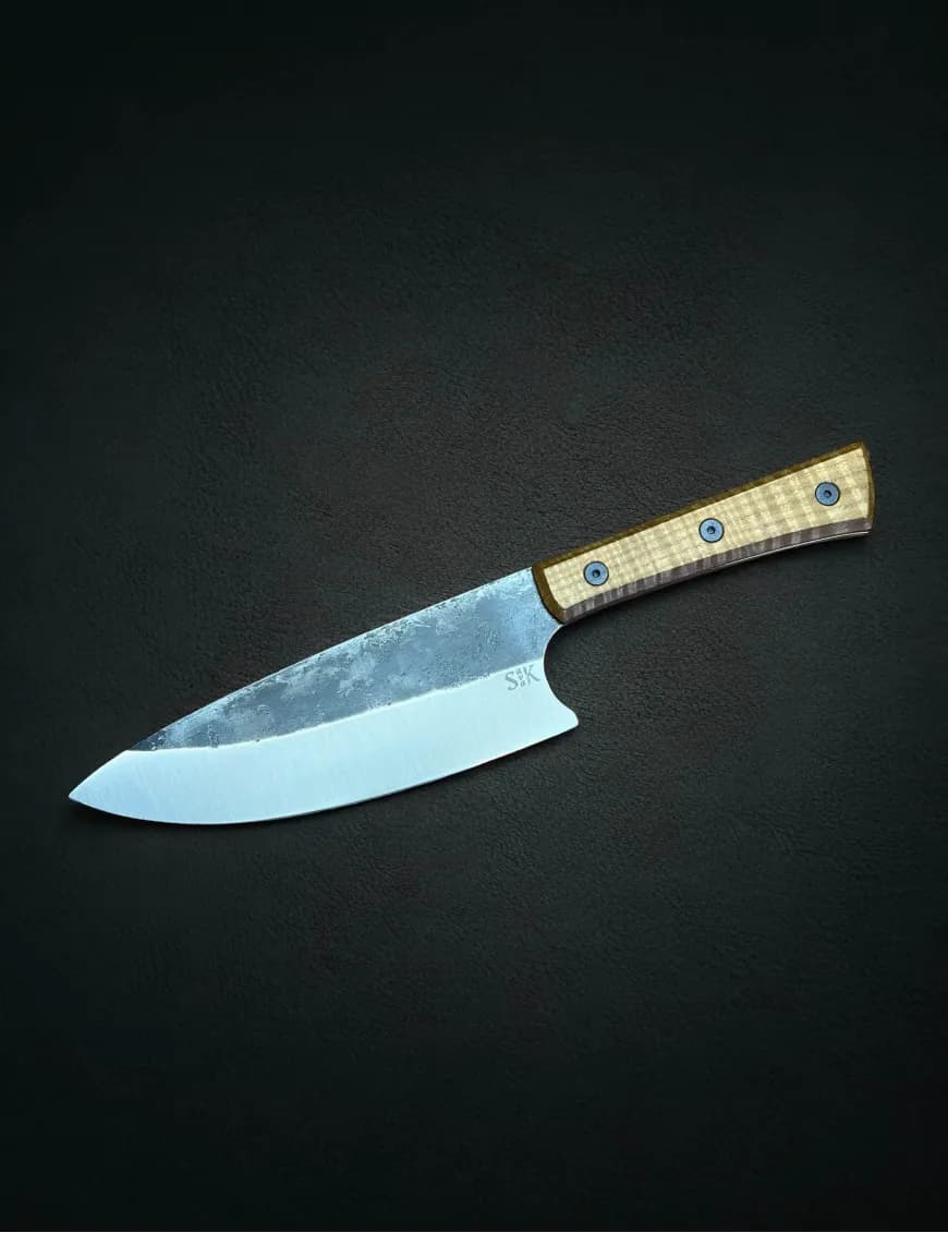 Chef #1 SavaKnife — Ukrainian bladesmith Maksym Sava forging handcrafted knives in his workshop