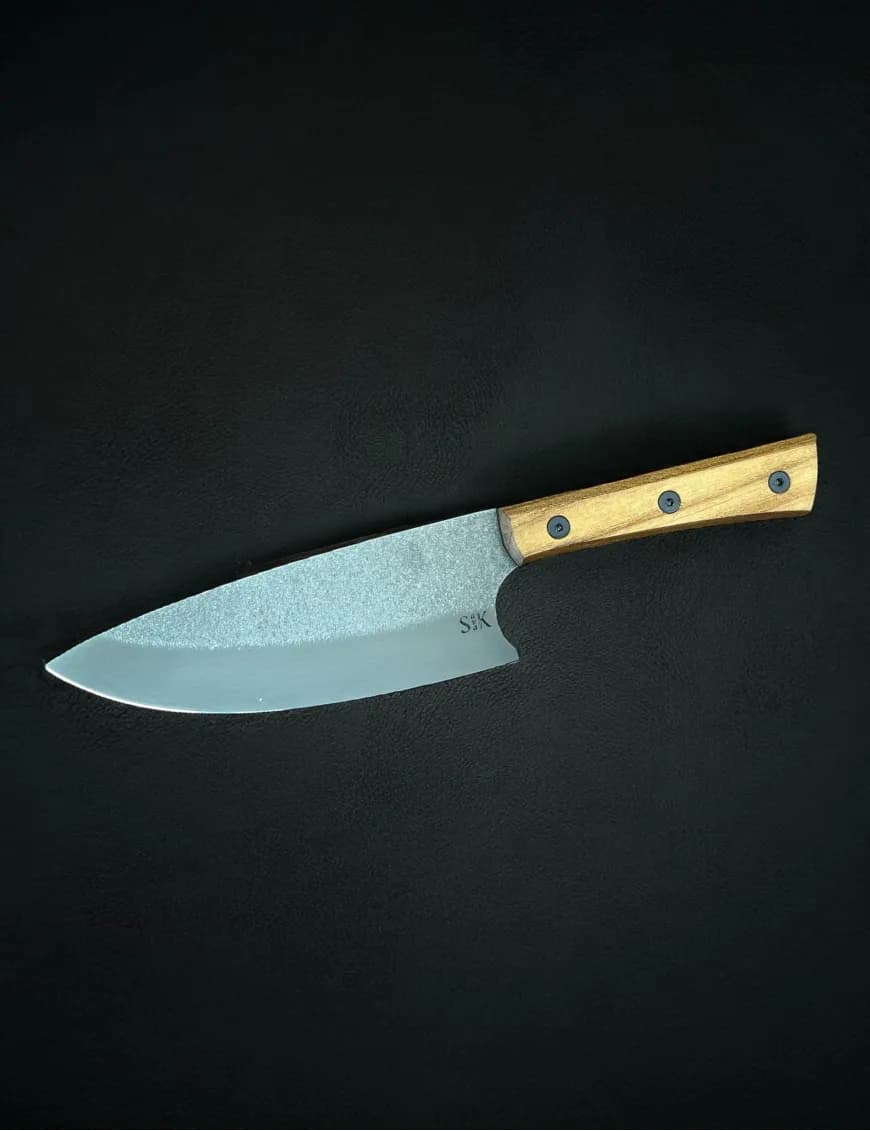 Chef #1 SavaKnife — Ukrainian bladesmith Maksym Sava forging handcrafted knives in his workshop