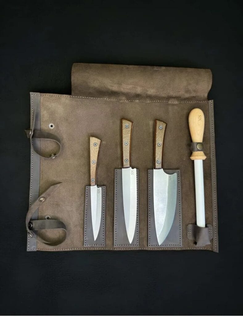 SavaKnife — Ukrainian bladesmith Mchef knives set