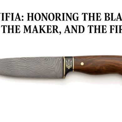 Custom knives handmade by Ukrainian craftsmen from high-quality steel.